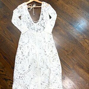 For Love & Lemons crochet cover up /dress size S